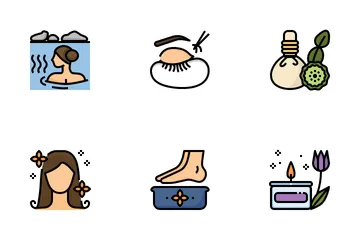 Spa e beleza Icon Pack