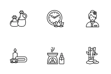 Cosmétiques de massothérapie spa Icon Pack