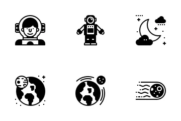 Space And Galaxy Icon Pack