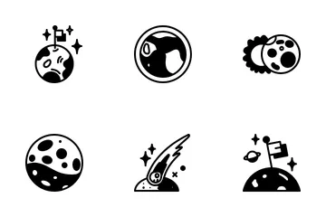 Space And Galaxy Icon Pack