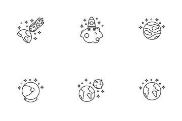 Space And Planets Icon Pack