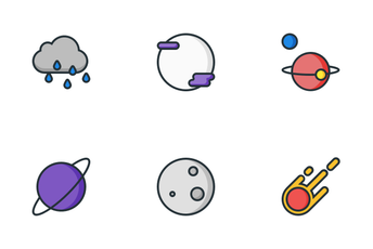 Space And Weather Icon Pack