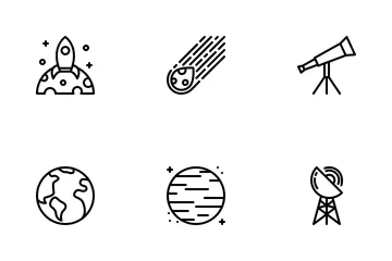 Space Astronomy Icon Pack