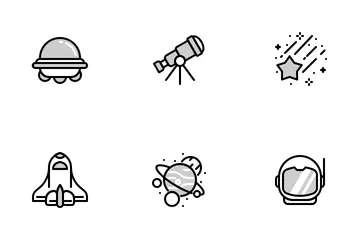 Space Chromatic Icon Pack
