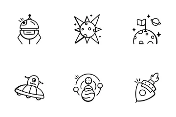 Space Doodles Icon Pack