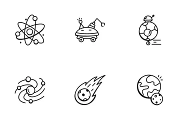 Space Doodles Icon Pack
