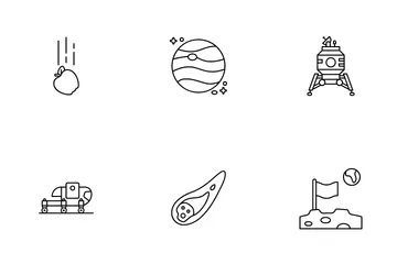 Space Exploration Icon Pack