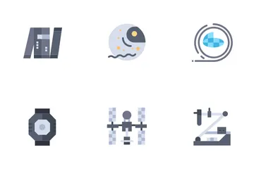 Space Exploration And Next Big Things Icon Pack