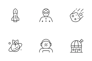 Space Exploration Icon Pack