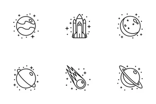 Space Line Iconset