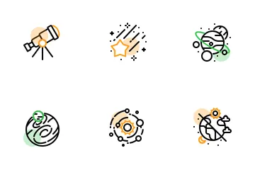 Space Shape Colors Icon Pack
