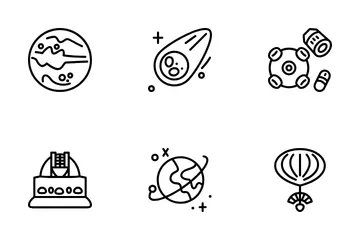 Space Technology Icon Pack