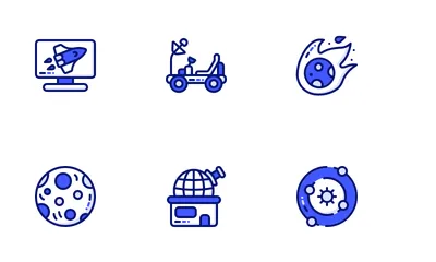 Space Technology Icon Pack