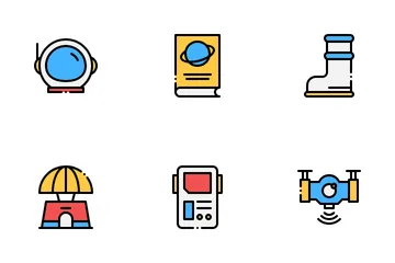 Space Technology Icon Pack