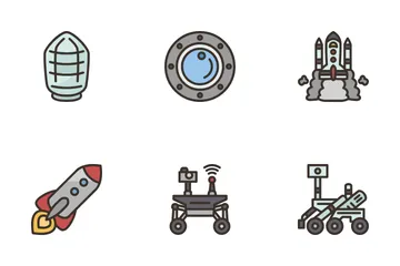 Space Technology Icon Pack