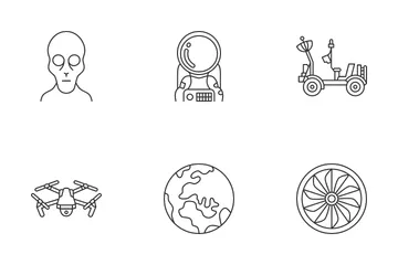 Space Technology Icon Pack