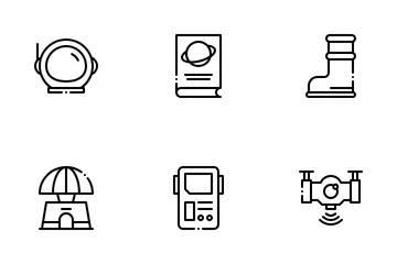 Space Technology Icon Pack