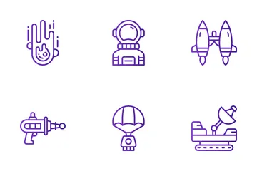 Space Traveler Icon Pack