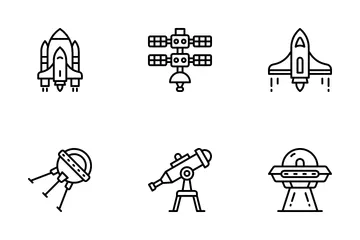 Space Traveler Icon Pack