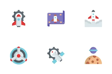 Space Travelling Icon Pack