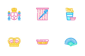 Spain Nation Heritage Icon Pack