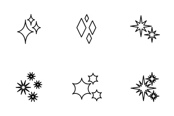 Sparkling Stars Icon Pack
