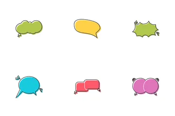 Speech Bubble Collection Icon Pack