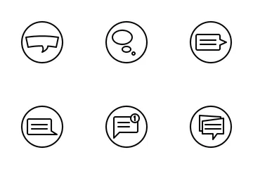 Speech Bubble Icon Pack