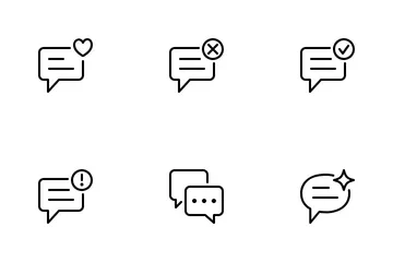 Speech Bubble Icon Pack