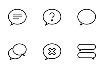 Speech Bubble Icon Pack