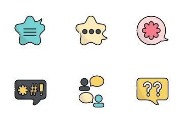 Speech Bubbles Icon Pack