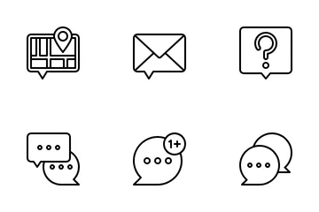 Speech Bubbles Icon Pack