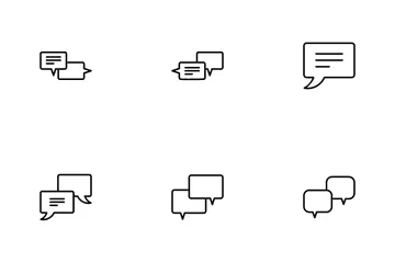 Speech Bubbles Icon Pack