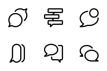 Speech Bubbles  Icon Pack