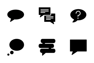 Speech Bubbles  Icon Pack