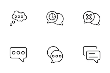 Speech Bubbles Icon Pack