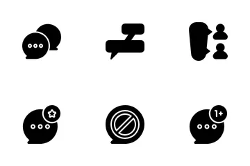 Speech Bubbles Icon Pack