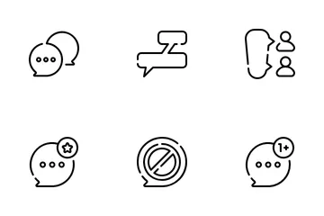 Speech Bubbles Icon Pack