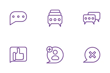 Speech Bubbles Icon Pack