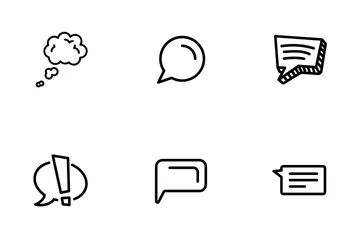 Speech Bubbles Icon Pack