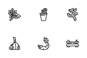 Spice Vegetable Food Icon Pack