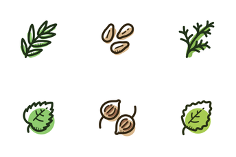 Spices Colored Icon Pack