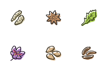 Spices Colored Icon Pack
