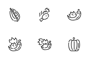 Spicy Food Icon Pack