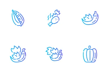 Spicy Food Icon Pack