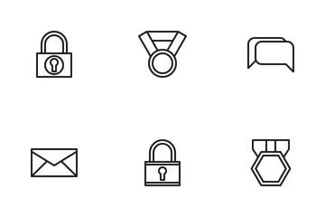 Spiel-UI (Linie) Symbolpack