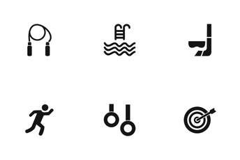 Sport And Games Glyph Icon Pack