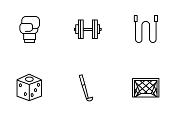 Sport And Games (outline) Icon Pack