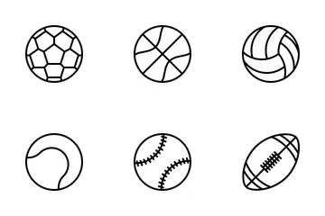 Sport Balls (outline) Icon Pack