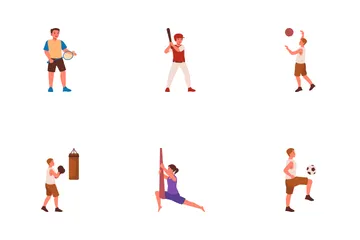 Sport Character Icon Pack